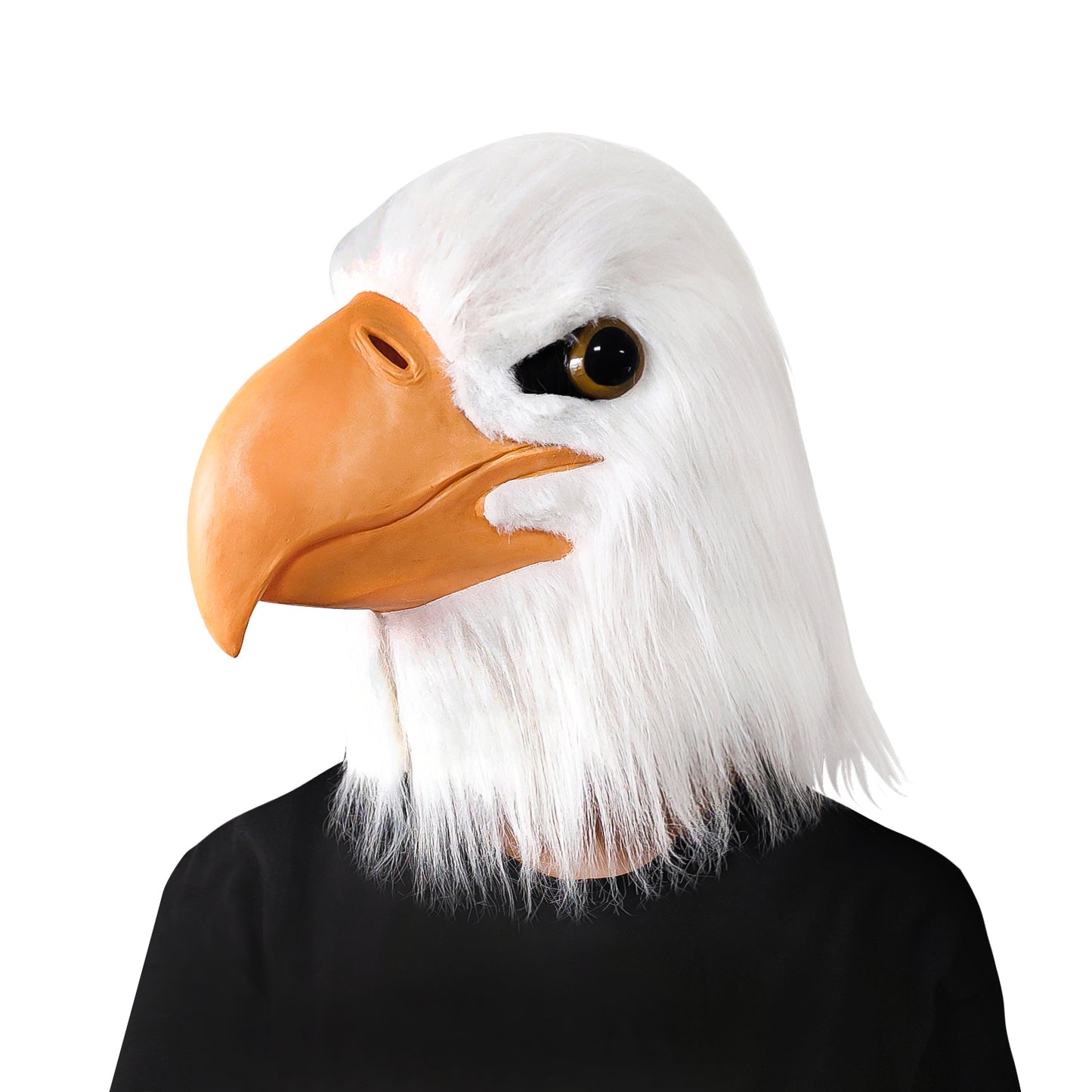 GreenHB Eagle Mask Halloween Costume Eagle Head Animal Latex Mask for Halloween